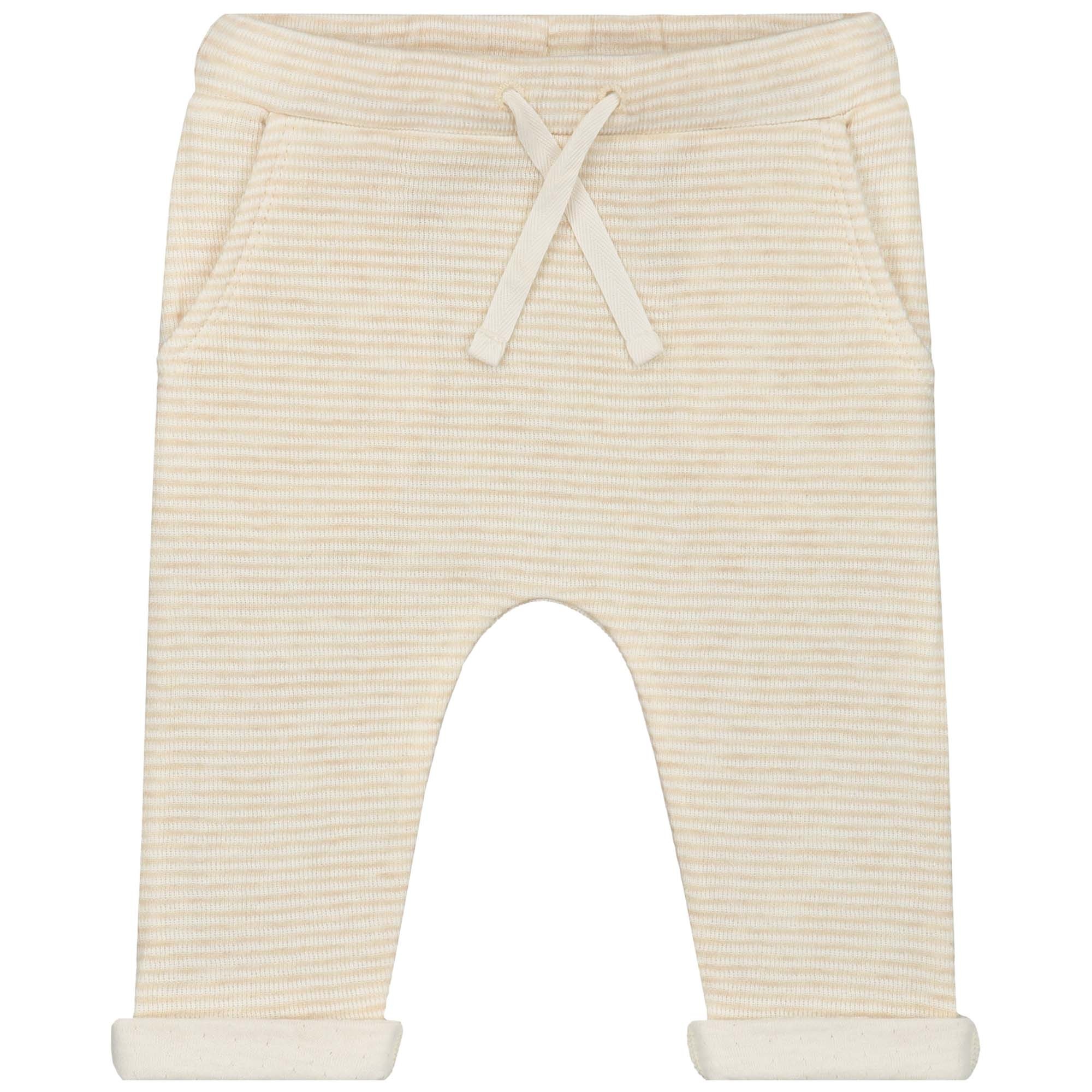 Prénatal newborn broek dubbeldoek  effen beige