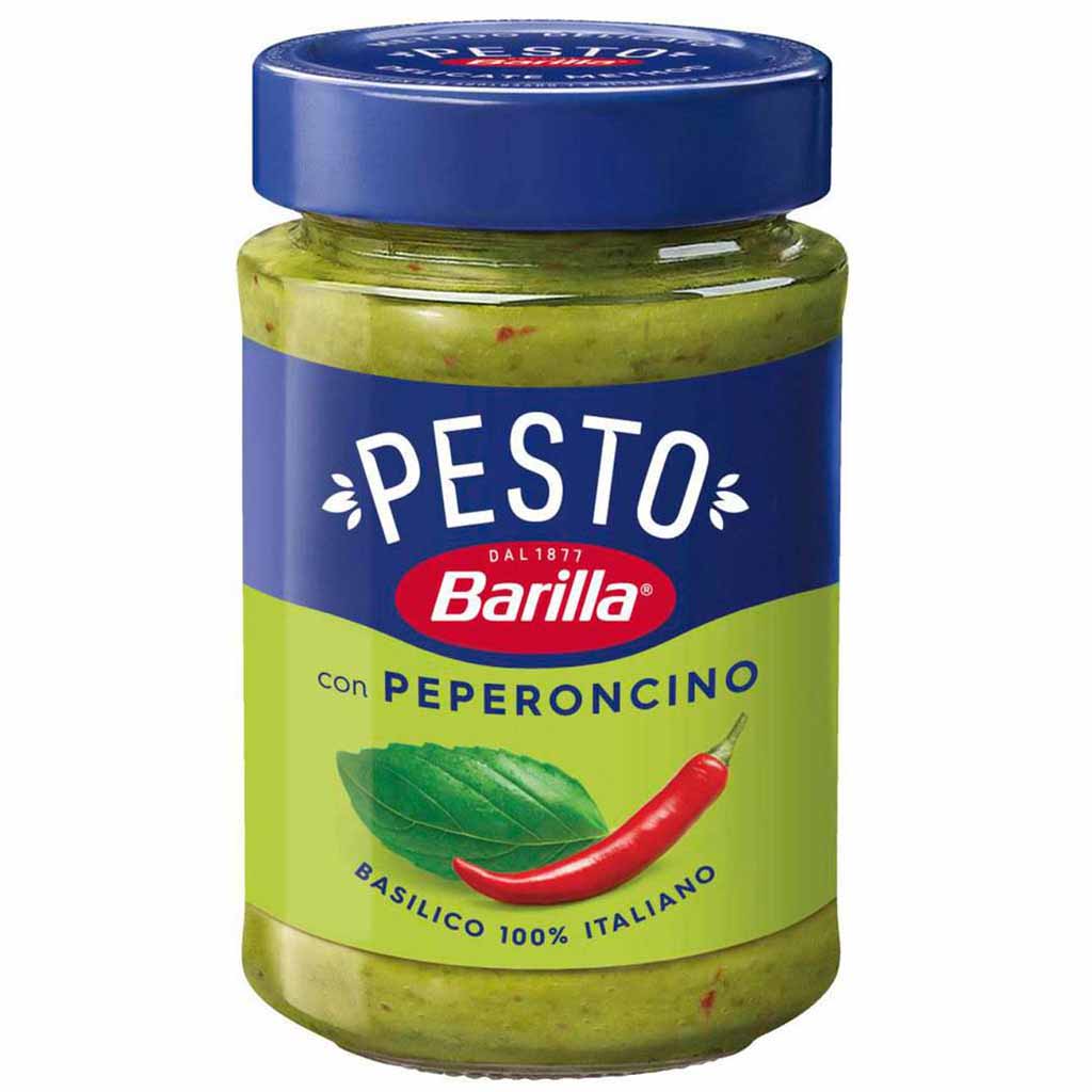 Barilla Pesto Basilico con Peperoncino 195g MHD:1.10.25