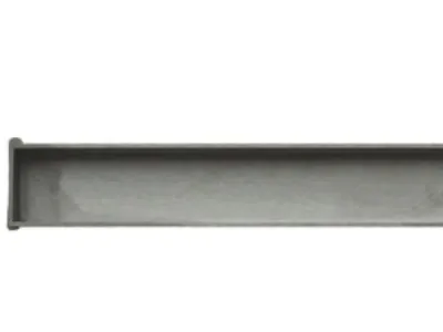 Unidrain HighLine Cassette - Linje rustfrit stål: L1000mm H 10mm til afløbsarmatur
