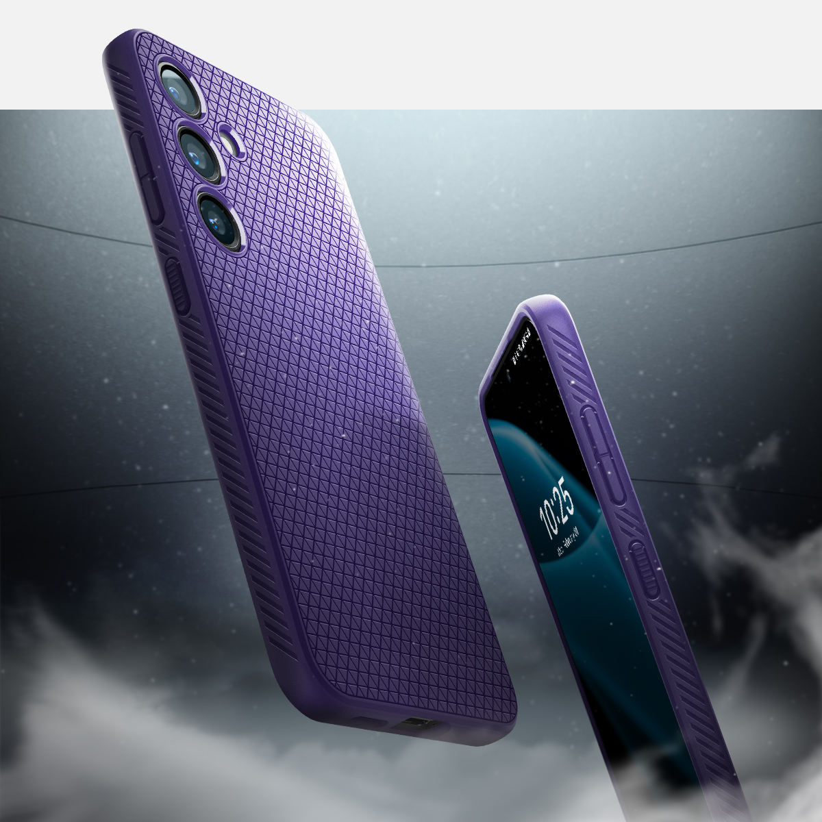 Samsung Galaxy S24 Liquid Air Case Gummi Hülle (ACS07451) - Deep Purple