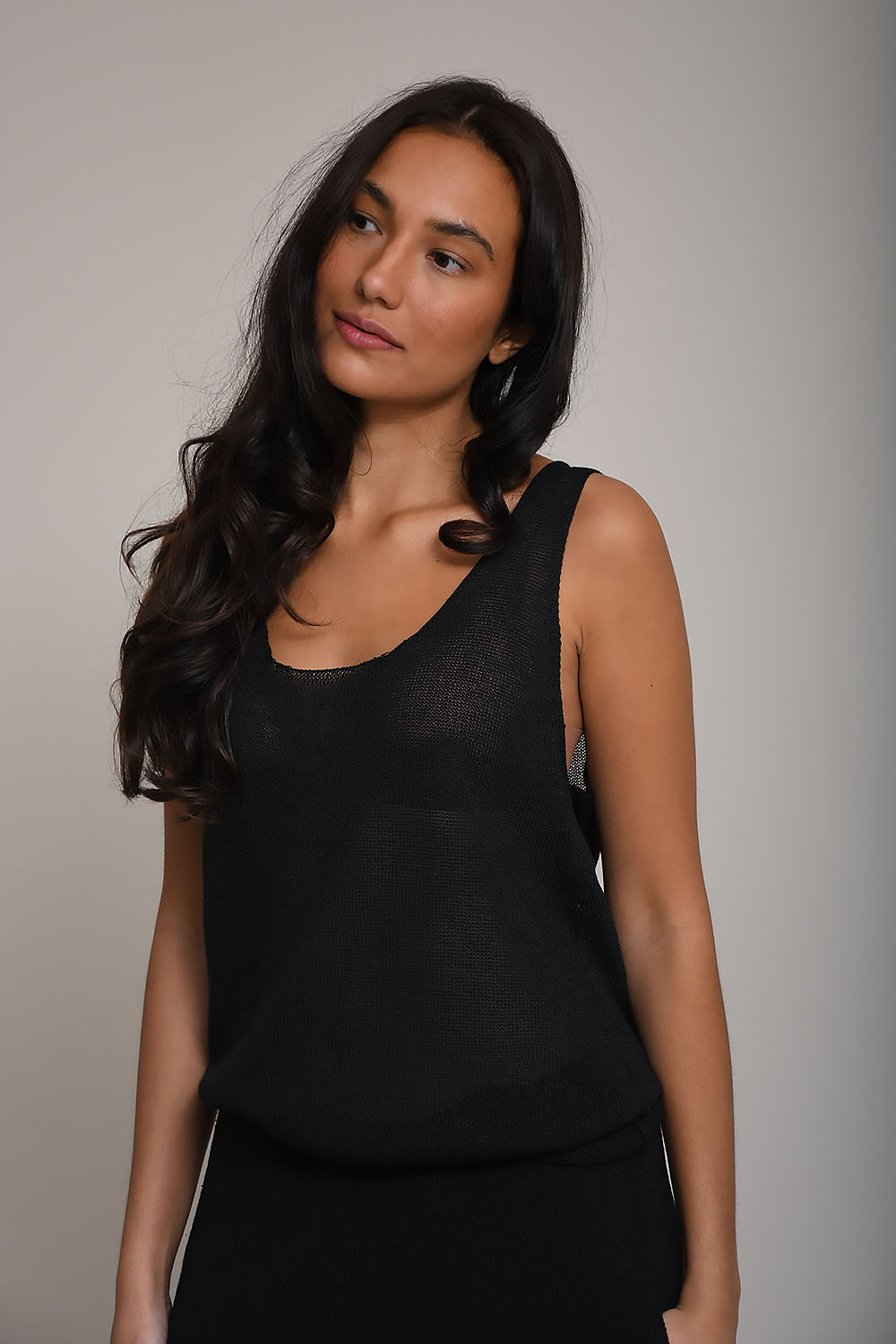 Knitted tank top