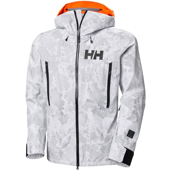 Veste de ski HELLY HANSEN SOGN SHELL 2.0 JACKET GREY FOG SNOW