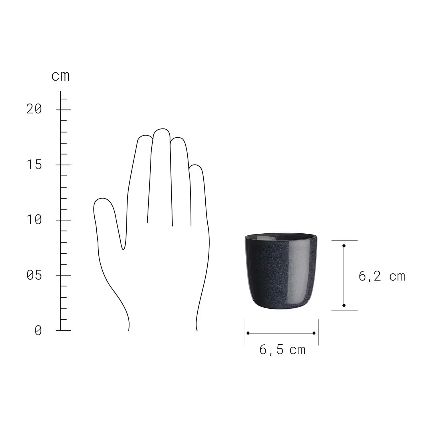 NATIVE Espressotasse 4-Set