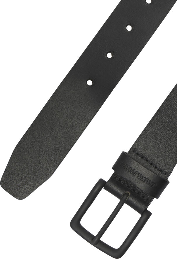 Jack & Jones JACROMA LEATHER BELT NOOS Sort
