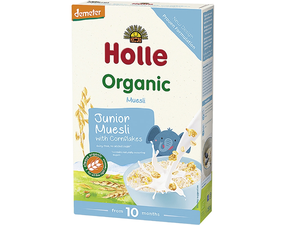 MUESLI BIO HOLLE CEREAIS JÚNIOR 10M 250G