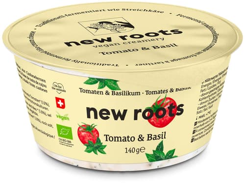 New Roots Bio Tomaten und Basilikum Aufstrich VEGAN