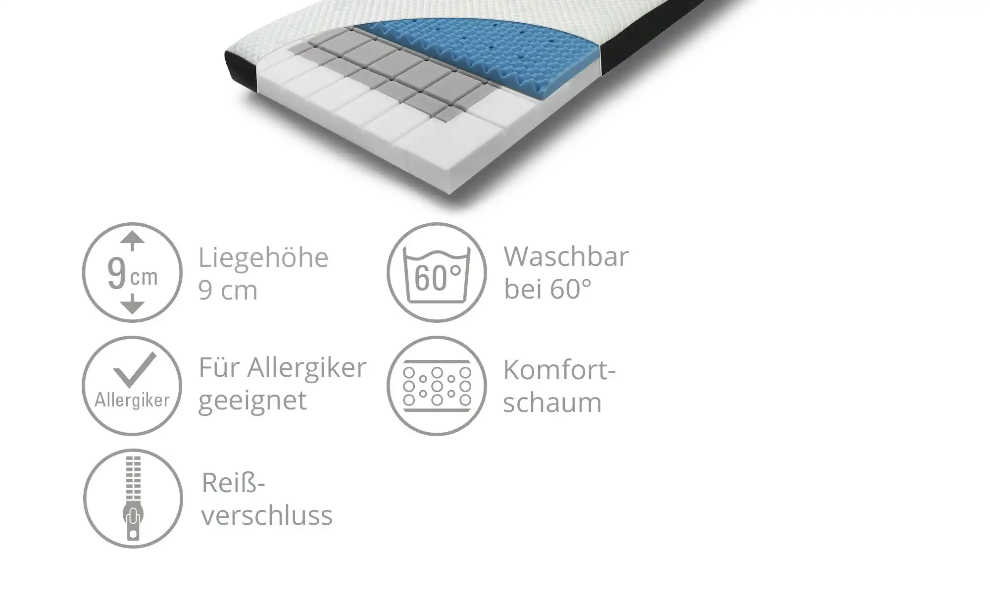 Kinderbettmatratze Rainbow