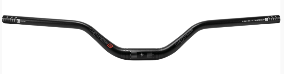 Ergotec MTB Styr med ekstra højt rise70 mm / 780 mm / 31,8 mm