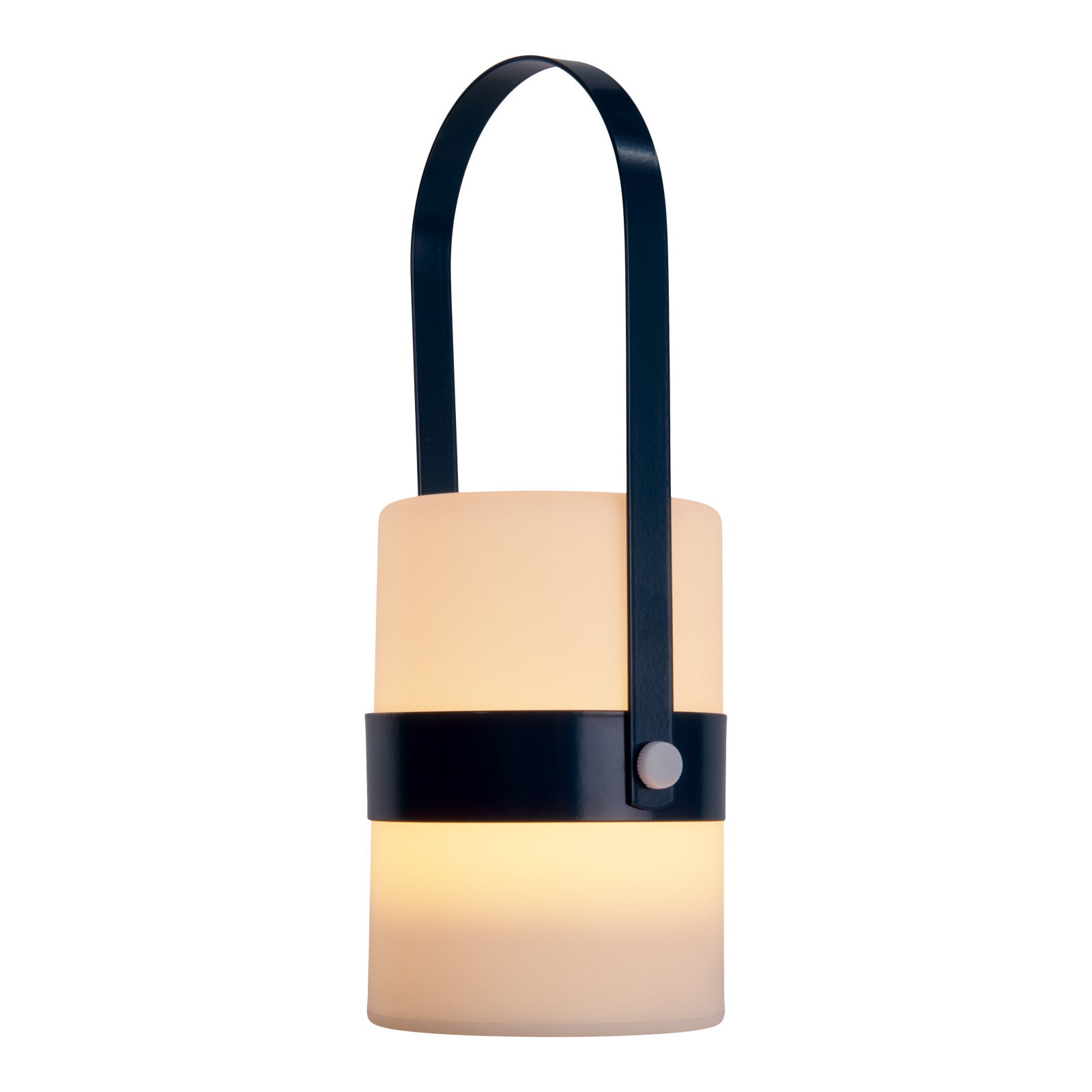 LED-Akku-Dekoleuchte NEO - weiß-blau - 28 cm