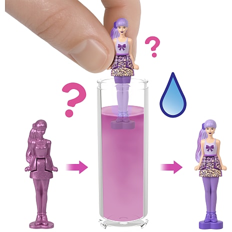 Barbie mini Color Reveal dukke – flere varianter – assorteret