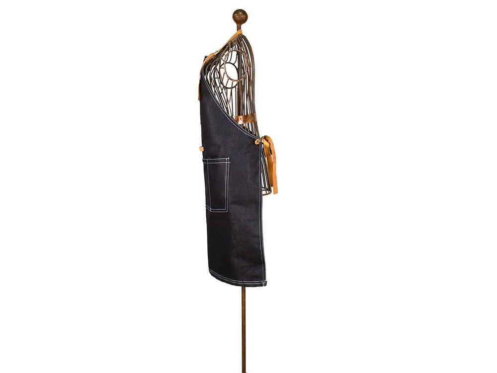 Tablier outils jardin en jean