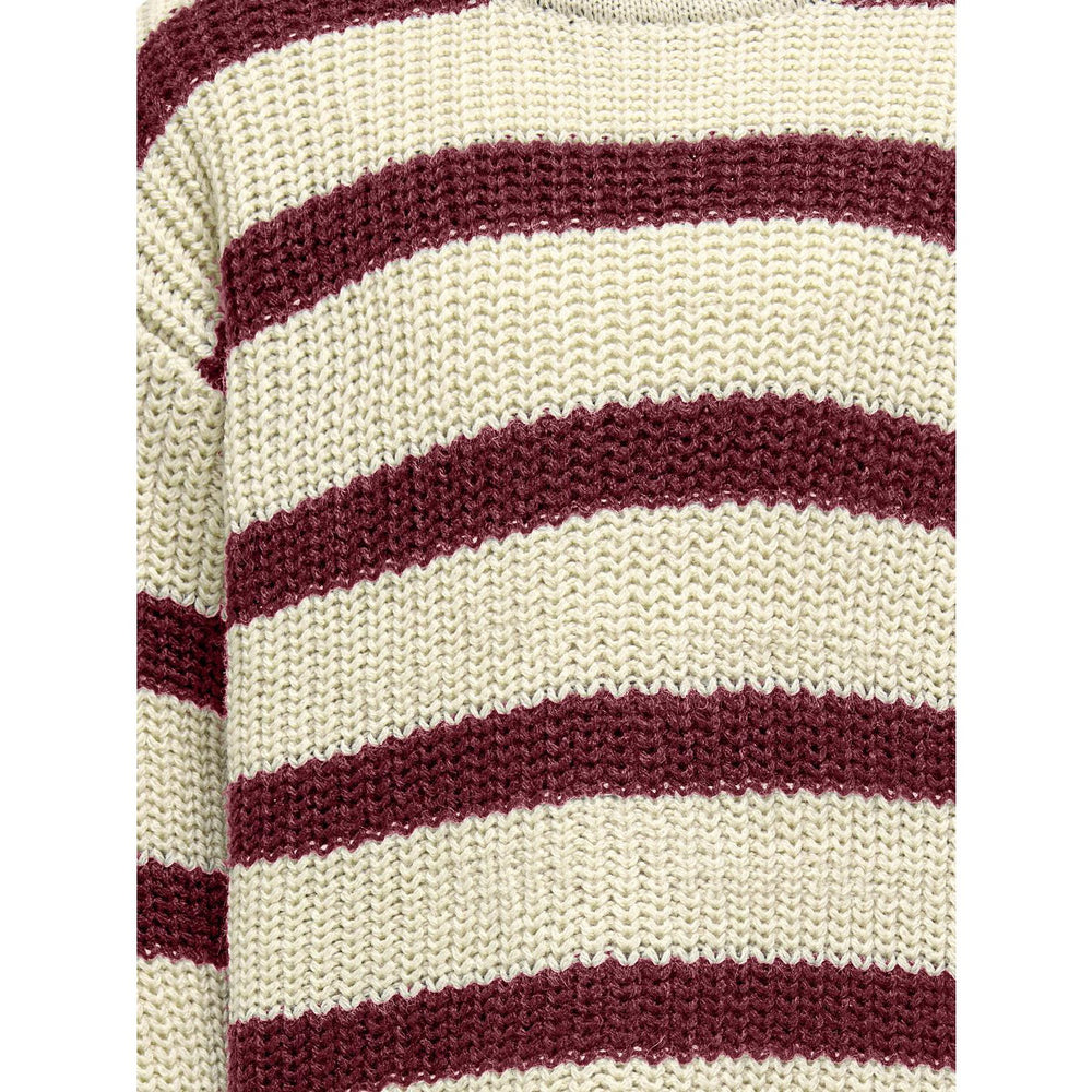 Køb kids ONLY Eggnog Cabernet Kogjusty L/S Stripe Pullover Knt Noos