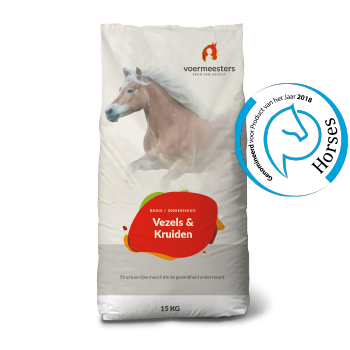 Voermeesters Vezels & Kruiden - Basisvoeding - 15 Kilogram - Zak