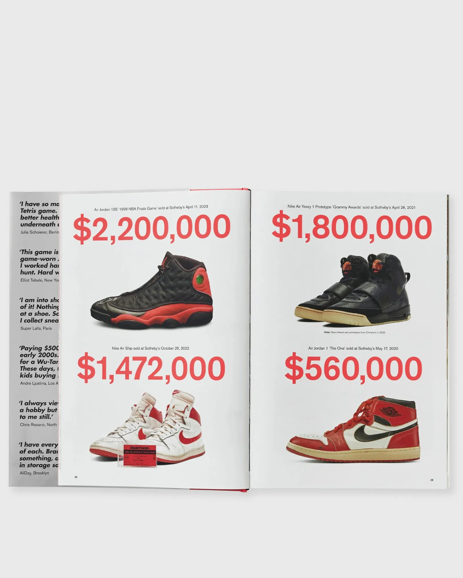 Taschen “World's Greatest Sneaker Collectors” by Simon Wood