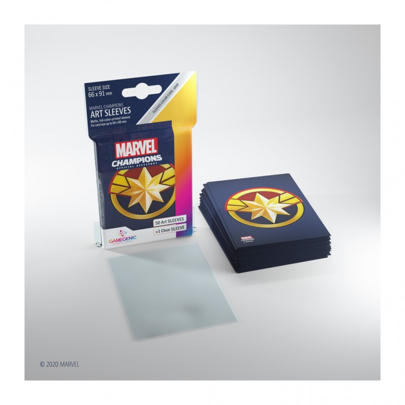 Sleeves Marvel Champions - Captain Marvel