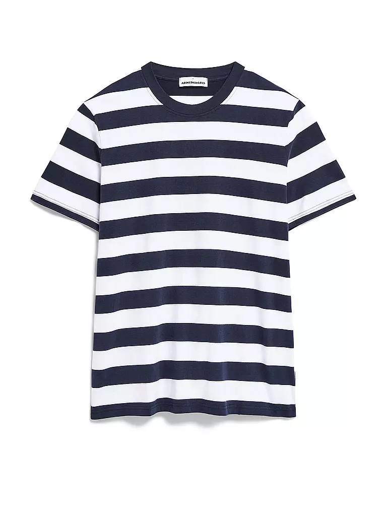 ARMEDANGELS T-Shirt BAHAAR STRIPES blau