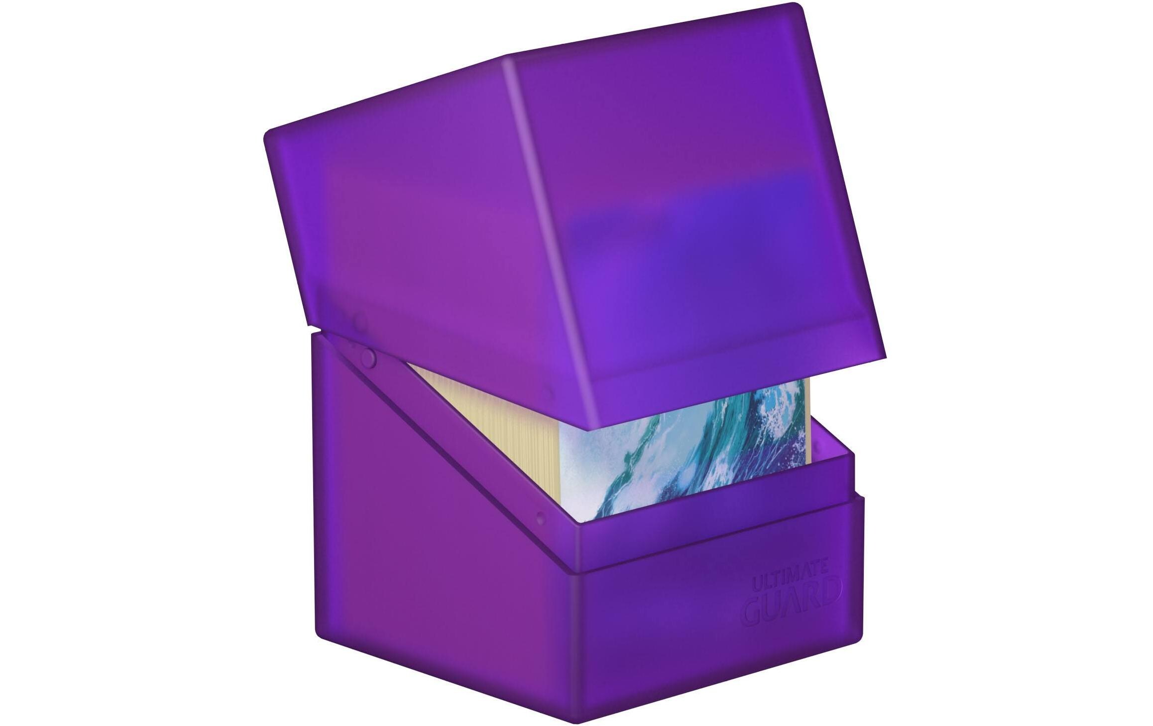 Kartenbox Boulder Deck Case Standardgrösse 100+ AmethystHandliche und feste Kartenbox mit Soft-Touch-Oberfläche