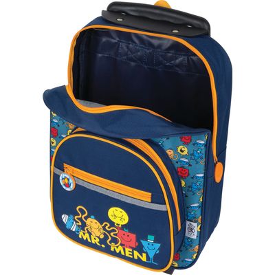 Petit Sac à dos à roulettes Monsieur Madame - 1 compartiment - mr men - Oberthur