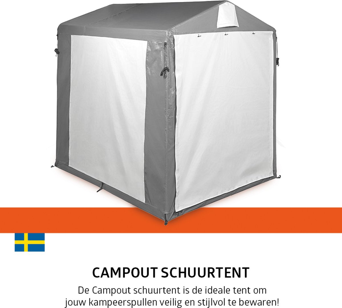 Campout Stella Nova schuurtent - Grey