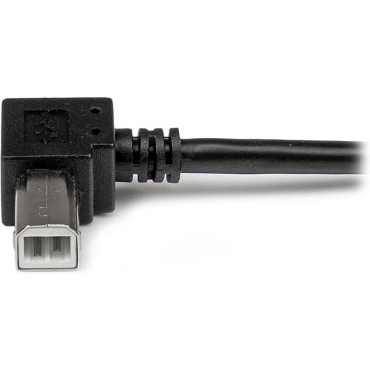 StarTech.com Câble USB 2.0 A vers USB B Coudé à droite Mâle / Mâle pour imprimante - 1 m - Noir