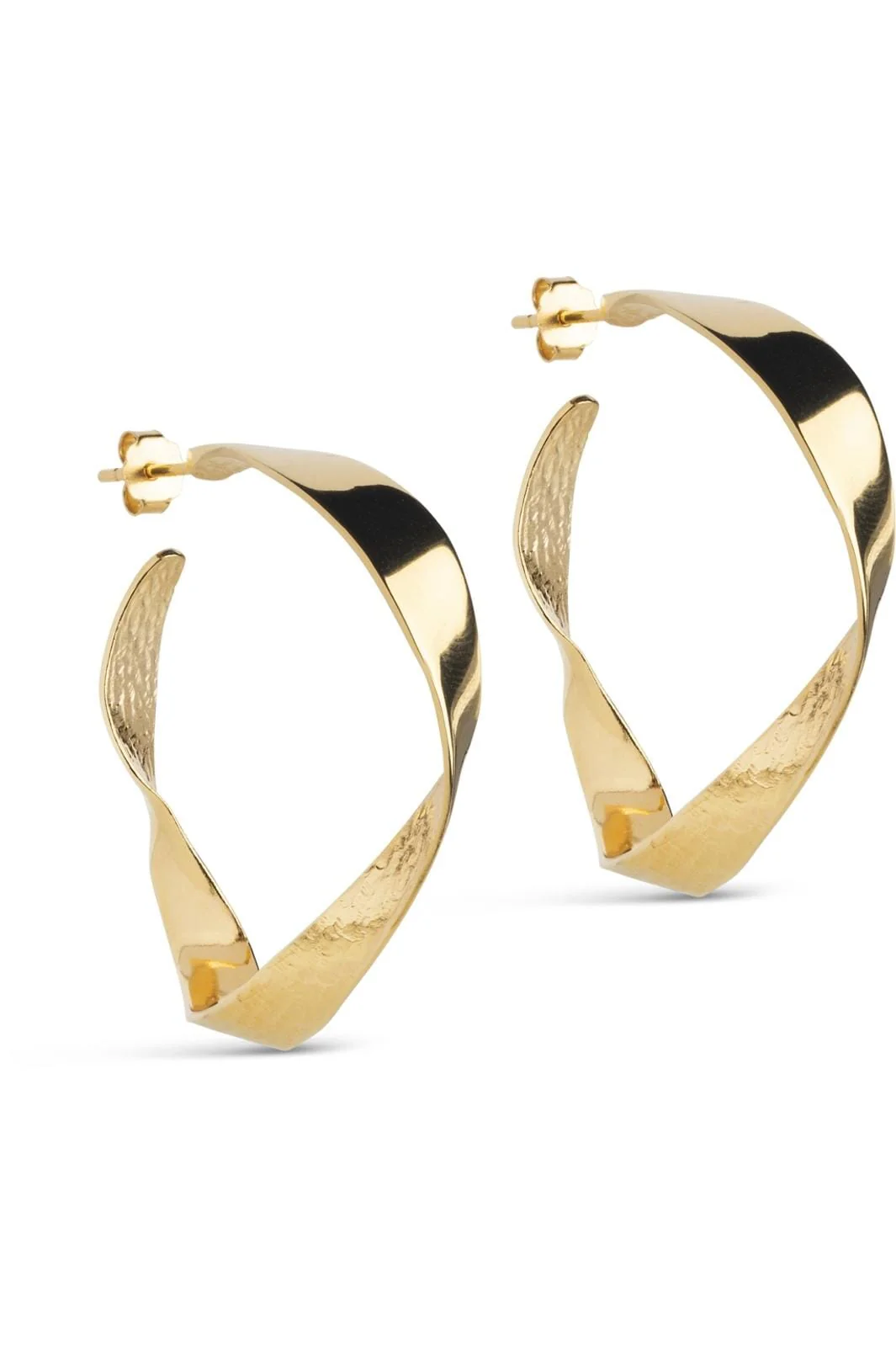 Enamel Copenhagen Hoops, Scarlet Large 925s gp m