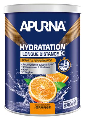 Boisson énergétique Apurna Hydratation Longue Distance Orange - 500g