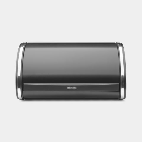 Broodtrommel met schuifdeksel, medium - Matt Black