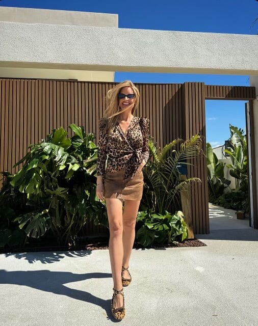 Valentin Studio Josie Leopard Blouse