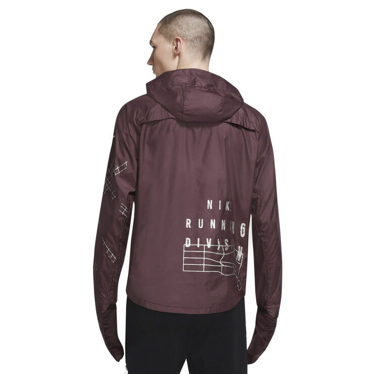 Nike Storm Fit Run Division Flash Lobejakke Rød