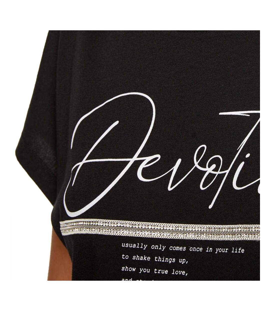 T-shirt Noir Femme Morgan Devoti