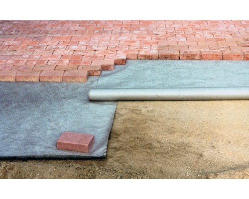 FLAIRSTONE drainagevlies grijs 25 m x 1 m Dikte: 0,8 mm