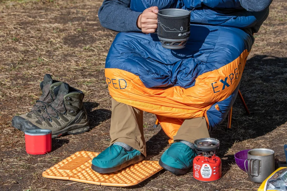 Exped SitPad Flex Orange/Grey