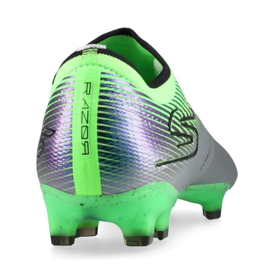 Skechers Razor FG Laser Comfort - Argenté/Vert