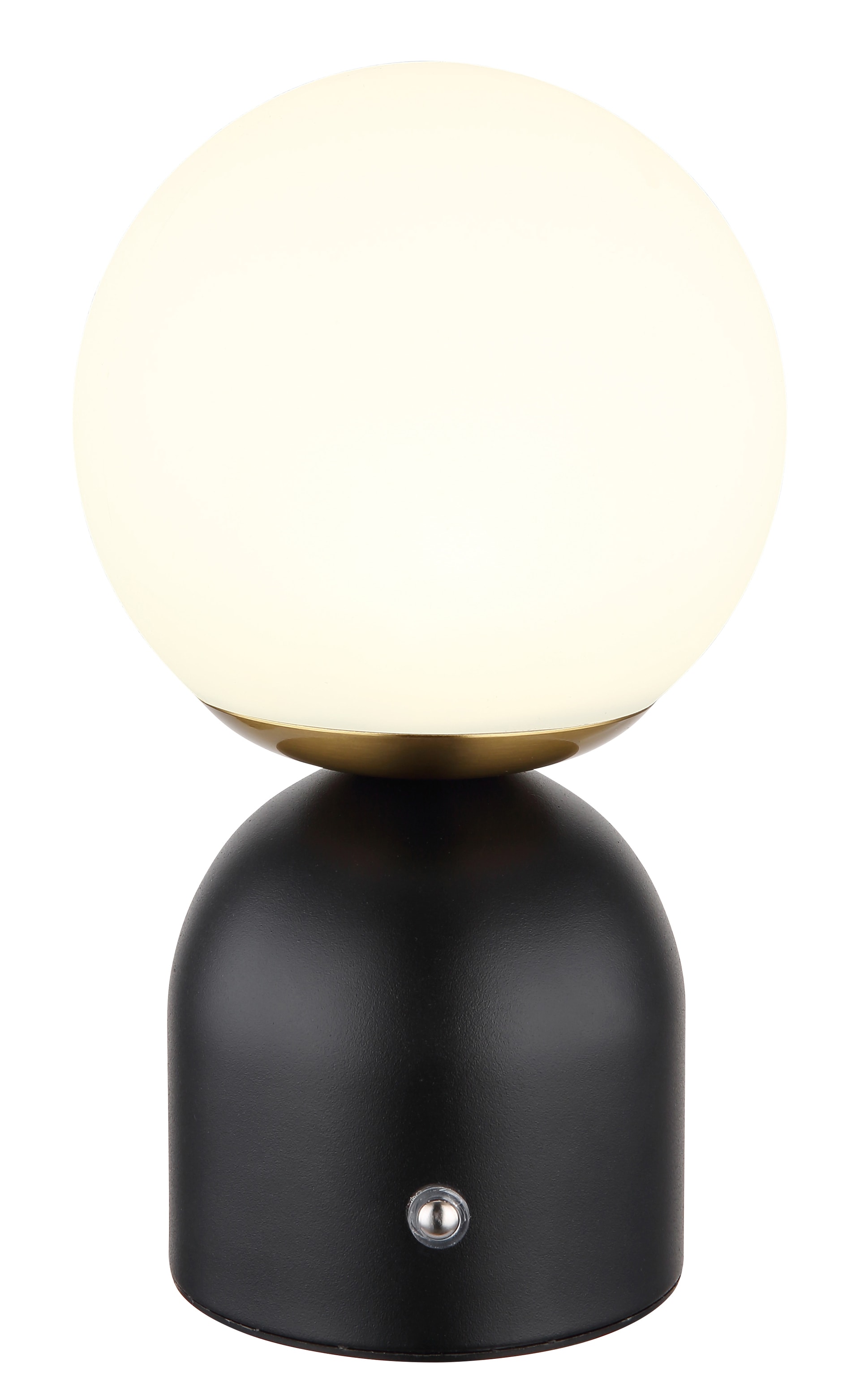 GLOBO Akku LED Tischlampe JULSY schwarz /opalweiß
