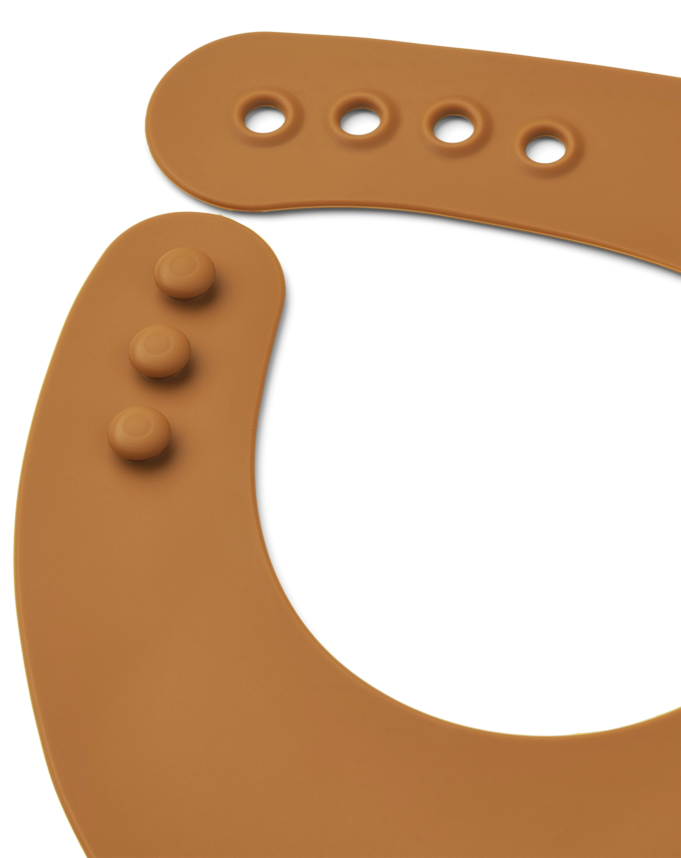 Silikon-Lätzchen EMBER mit Auffangschale 2-teilig in rose
