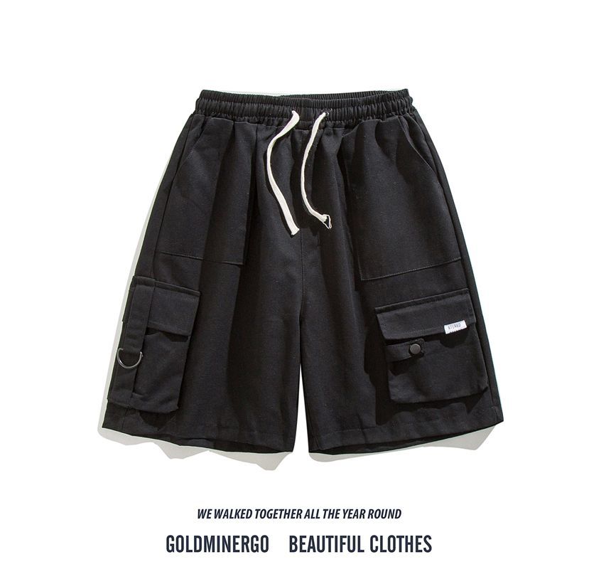 Yelmenor - Losse cargoshorts met elastische taille
