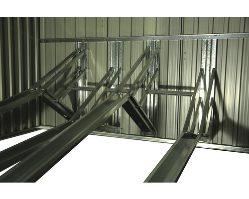 Fietsgarage, opbergbox WESTMANN incl. fietsstandaard 203 x 200 cm antraciet