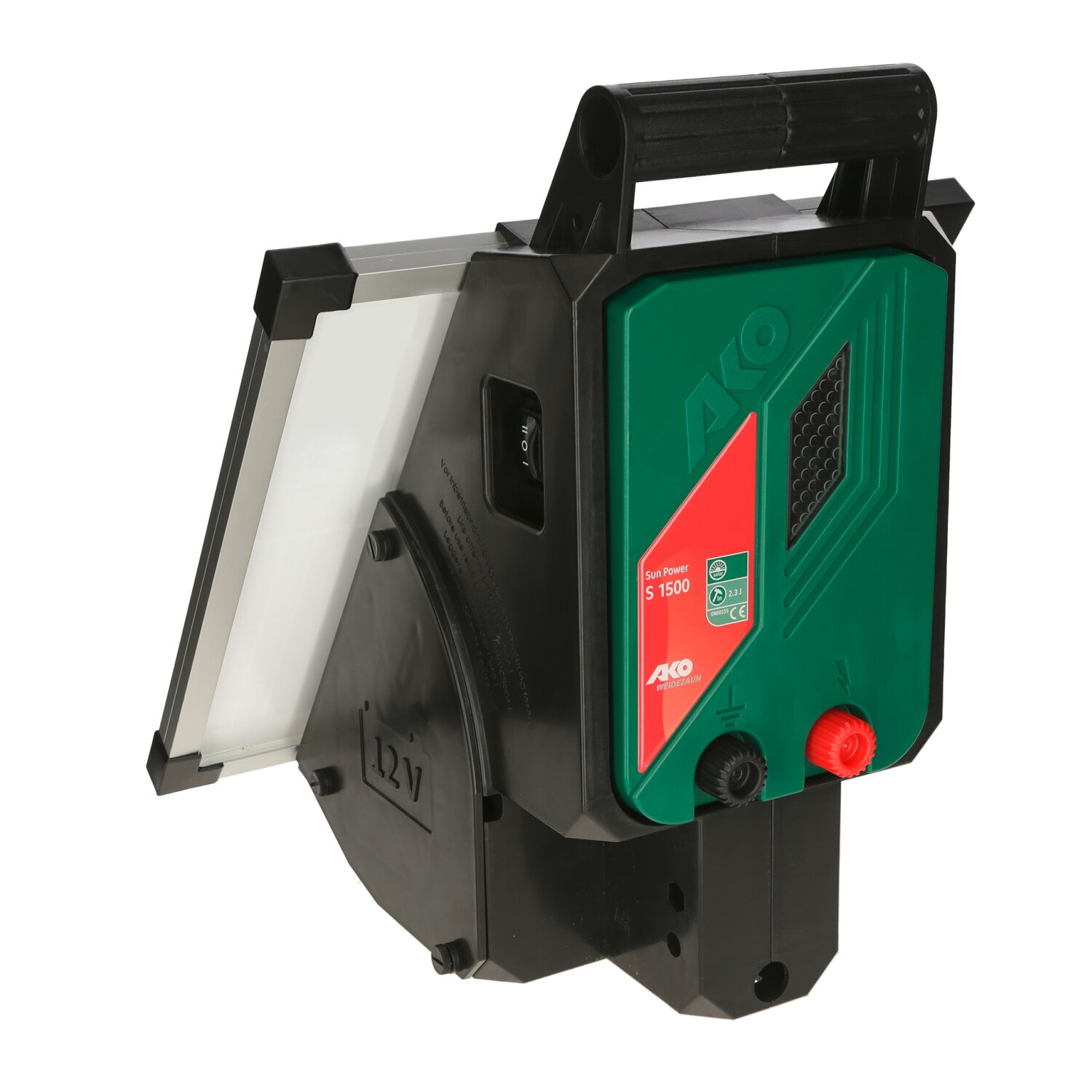 AKO Weidezaungerät Sun Power S 1500  - grün - 12 Volt