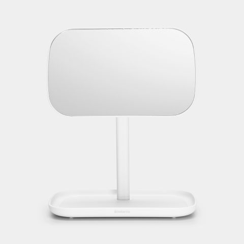 Spiegel Met accessoire schaal - White