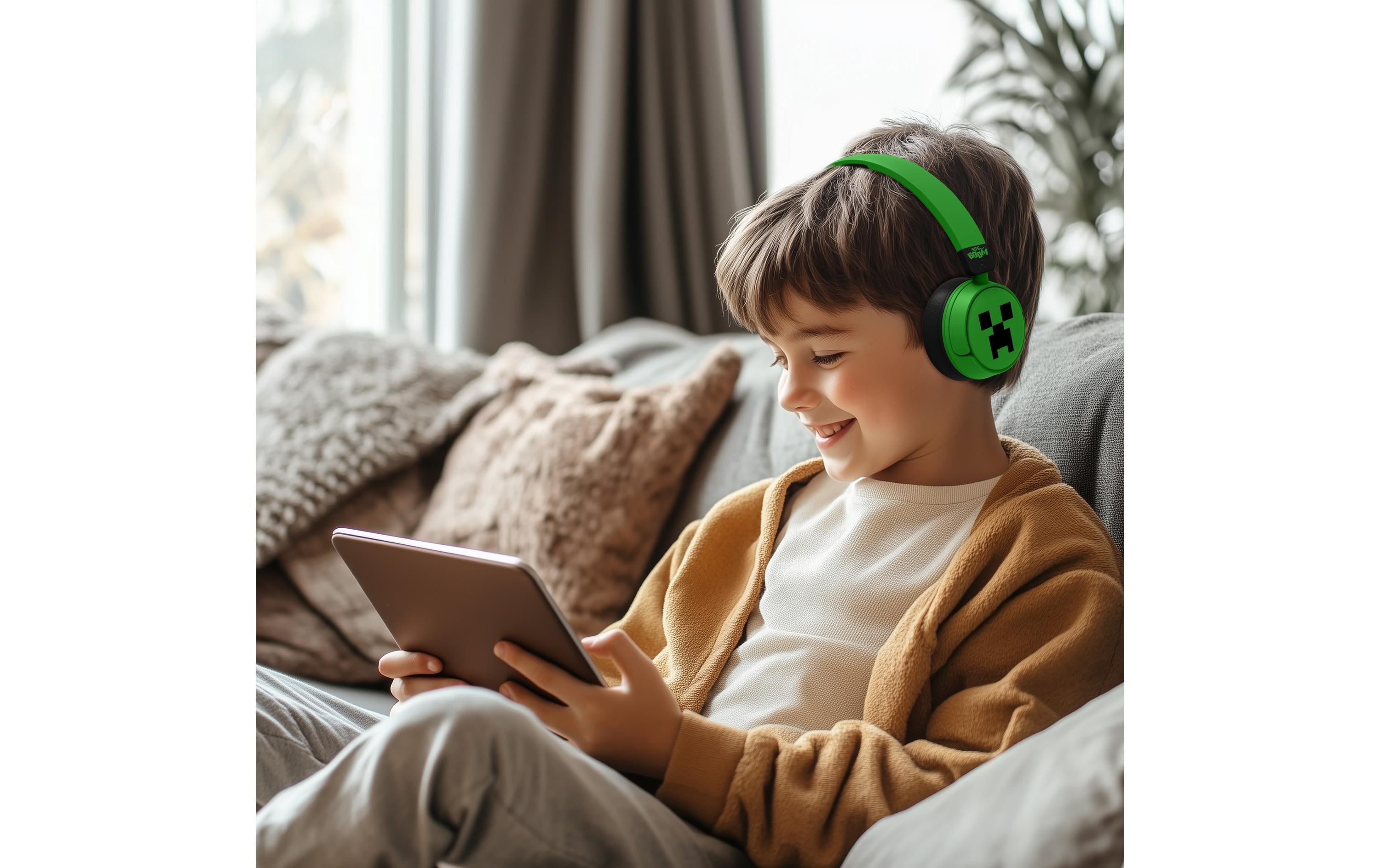 Minecraft Creeper Kabellose Kopfhörer für KinderBluethooth Kopfhörer