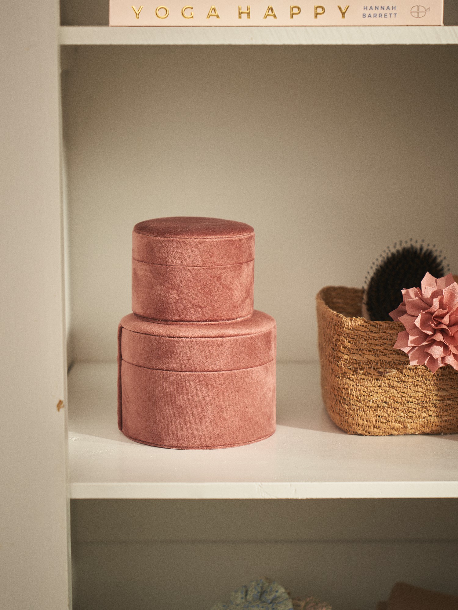 Smykkeskrin | Ø10,3 x 6,5 cm. | Dusty Rose