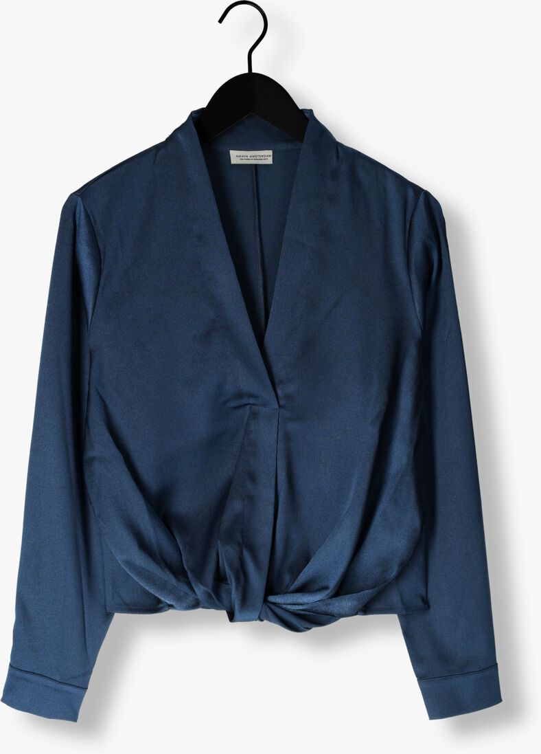donkerblauwe amaya amsterdam blouses quinty