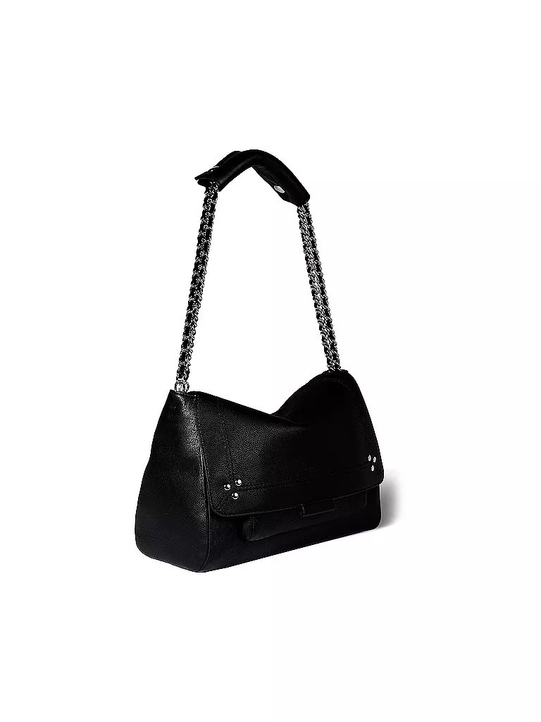 JEROME DREYFUSS Ledertasche - Umhängetasche LULU M  schwarz