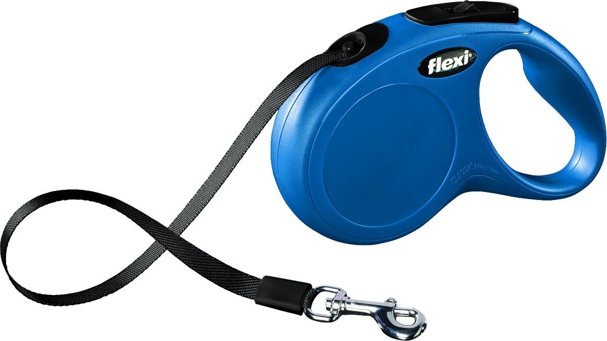 Flexi rollijn classic tape S 5 meter blauw