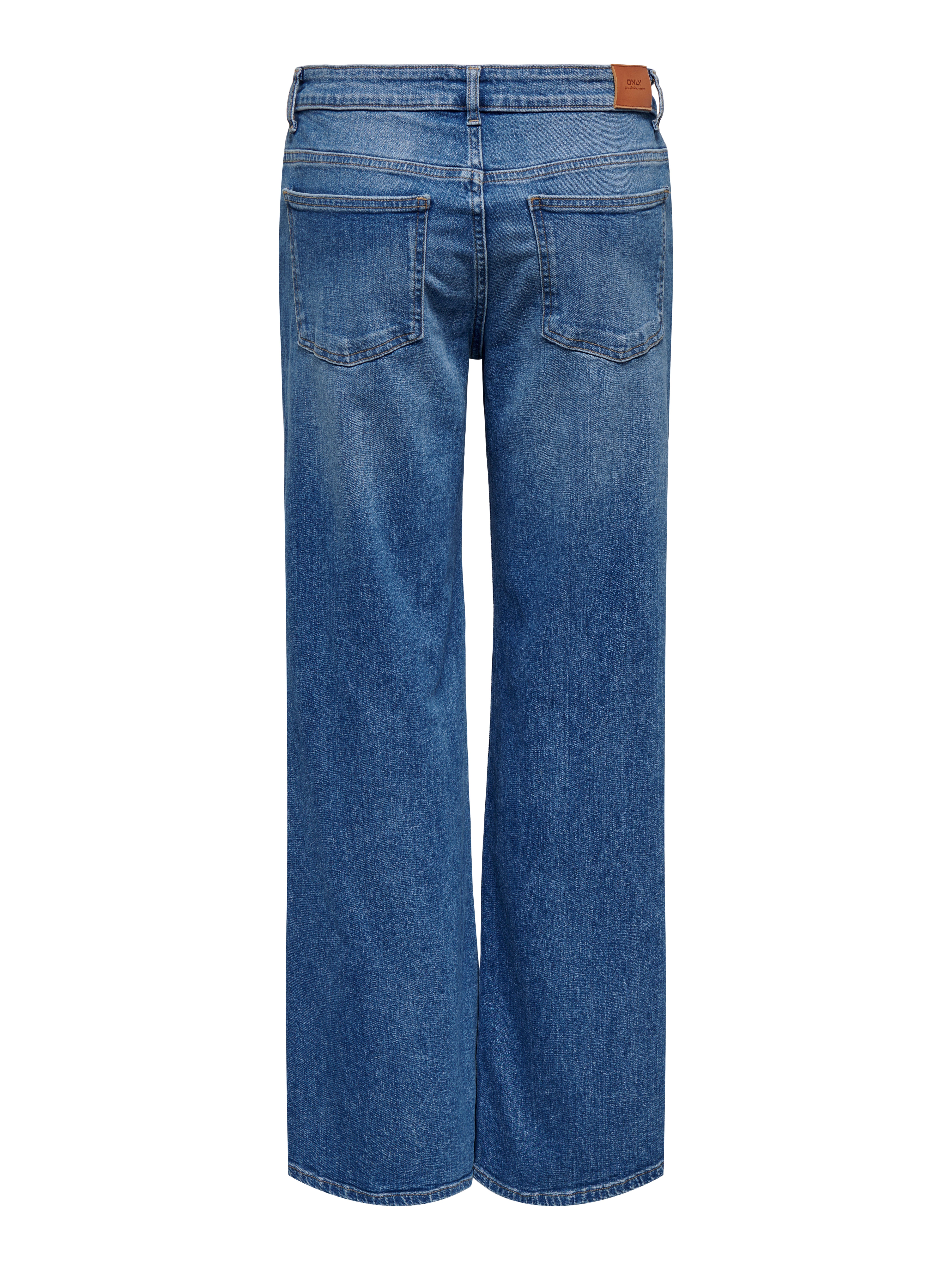 ONLCHRIS Mittlere Taille Weiter Beinschnitt Jeans Medium Blue Denim