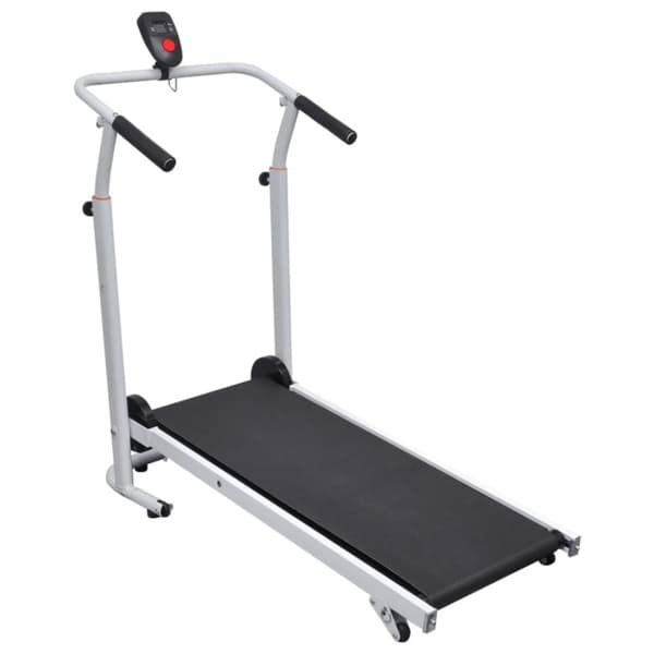 vidaXL Tredemølle liten sammenleggbar 93 x 36 cm svart