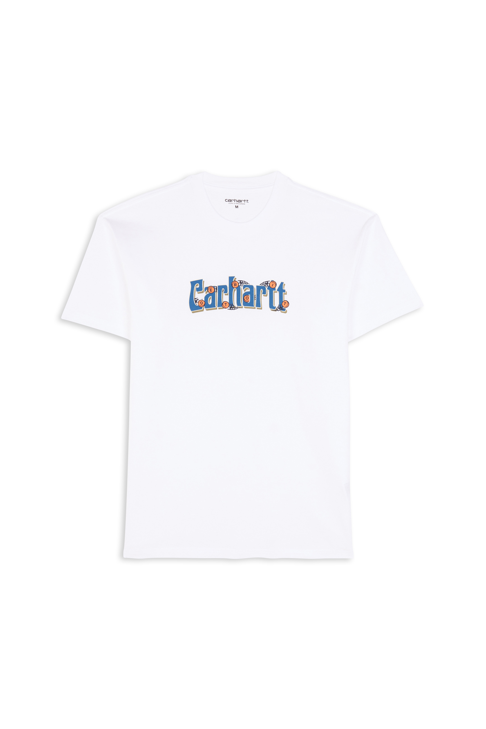 CARHARTT WIP T-shirt S/S Spin Script T-Shirt Blanc