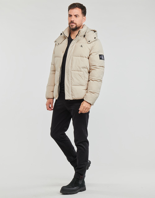 Calvin Klein Jeans - ESSENTIALS NON DOWN LOGO JACKET Beige