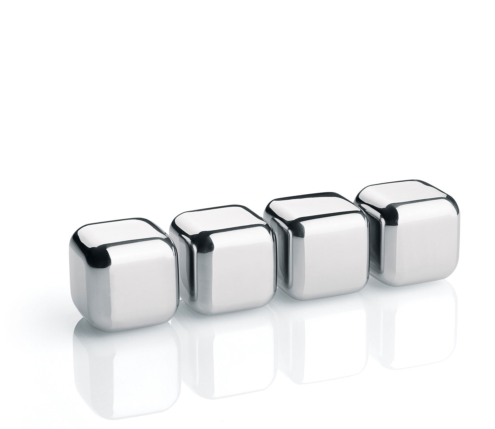 cilio Kühlwürfel Set STEEL 5-teilig Edelstahl silberfarbig