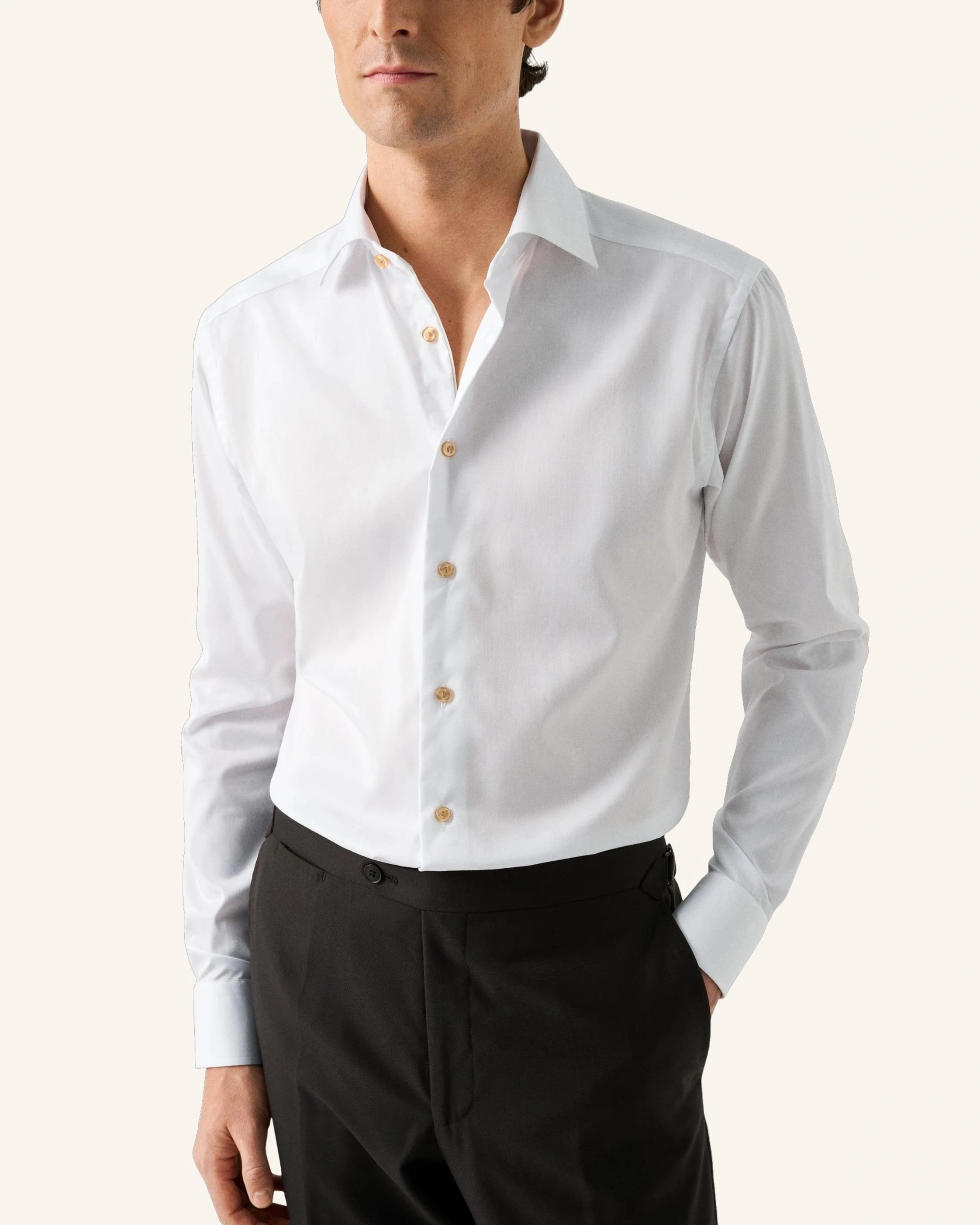 ETON Hemd Signature Twill Mit Kontraststoff Kragen Slim Fit